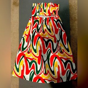 Peekaboo waist Midi Dress